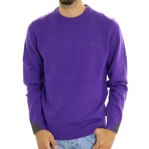 MAGLIA ROUND SOLID COLOR VIOLA